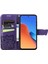 Xiaomi Redmi 12 4g Kelebek Kanatları Narin Çiçekler Darbeye Dayanıklı Deri Telefon Kılıfı (Yurt Dışından) 3