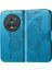 Honor Magic 5 Pro Kelebek Kanatları Narin Çiçekler Flip Darbeye Dayanıklı Deri Telefon Kılıfı ile Uyumlu (Yurt Dışından) 3