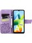Xiaomi Redmi A1 Kelebek Kanatları Narin Çiçekler Darbeye Dayanıklı Deri Telefon Kılıfı (Yurt Dışından) 3