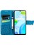 Realme C30 Kelebek Kanatları Narin Çiçekler Darbeye Dayanıklı Deri Telefon Kılıfı (Yurt Dışından) 4