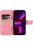 iPhone 13 Pro Max Kelebek Kanatları Narin Çiçekler Flip Darbeye Dayanıklı Deri Telefon Kılıfı ile Uyumlu (Yurt Dışından) 4