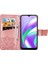 Realme C15/C12 Kelebek Kanatları Narin Çiçekler Darbeye Dayanıklı Deri Telefon Kılıfı (Yurt Dışından) 5
