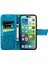 iPhone 14 Pro Kelebek Kanatları Narin Çiçekler Flip Darbeye Dayanıklı Deri Telefon Kılıfı ile Uyumlu (Yurt Dışından) 4