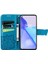 Oneplus 9 Kelebek Kanatları Narin Çiçekler Darbeye Dayanıklı Deri Telefon Kılıfı (Yurt Dışından) 5