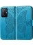 Xiaomi 11T/11T Pro Kelebek Kanatları Narin Çiçekler Flip Darbeye Dayanıklı Deri Telefon Kılıfı ile Uyumlu (Yurt Dışından) 5