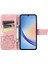Samsung Galaxy A34 5g Kelebek Kanatları Narin Çiçekler Flip Darbeye Dayanıklı Deri Telefon Kılıfı ile Uyumlu (Yurt Dışından) 4