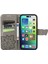 iPhone 14 Plus Kelebek Kanatları Narin Çiçekler Flip Darbeye Dayanıklı Deri Telefon Kılıfı ile Uyumlu (Yurt Dışından) 4