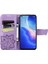Oppo Reno 5 Kelebek Kanatları Narin Çiçekler Darbeye Dayanıklı Deri Telefon Kılıfı (Yurt Dışından) 5