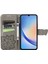 Samsung Galaxy A34 5g Kelebek Kanatları Narin Çiçekler Flip Darbeye Dayanıklı Deri Telefon Kılıfı ile Uyumlu (Yurt Dışından) 4