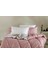 Doqu Home Easy Cotton Glimmer Comforter Set Tek Kişilik - Gül Kurusu 1