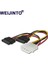 2 Adet Ide 4 Pin Molex 2 Of 15 Pin Seri Ata Sata Çift SSD HDD Güç Adaptör Kablosu Fişi (Yurt Dışından) 1