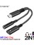 2ın1 Tip C 3.5mm Jack Kulaklık Şarj Kablosu Dönüştürücü USB 3.0 Tip C Otg Adaptörü Macbookpro Samsung Xiaomi Huawei Için (Yurt Dışından) 5