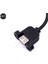 Yeni Konektör 2.54MM 5 Pins Dişi USB A 2.0 Dişi Uzatma Kablosu Panel Montaj Vidası Kulak Delikleri 35 cm Kablo Bölme Hattı (Yurt Dışından) 4