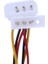 10 Adet/takım Çift Molex 4-Pin'den Bir Pcı-E 6-Pin Güç Konektörü Y Adaptör Kablosu (Yurt Dışından) 4