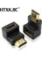 5 Adet/takım 1080 P HDMI Adaptör Seti HDMI Dişi Mini Mikro HDMI Erkek Uzatma Adaptörü Dönüştürücü 90 Derece 270 3D Tv LCD Hdtv (Yurt Dışından) 4