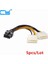 15CM 5 Adet/grup 8 Pin Pcı Express Erkek Çift Lp4 4pin Molex Ide Pcı-E Grafik Ekran Kartı Güç Kablosu Adaptörü (Yurt Dışından) 2