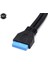50 cm Pc Anakart 20 Pin Çift USB 3.0 Bağlantı Noktaları Ekspres Kablo Anakart 2 Usb3.0 Panel Braketi Uzatma Kablosu (Yurt Dışından) 4