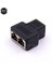 Yüksek Kaliteli Siyah Bakır Çekirdek 1 Ila 2 RJ45 Konnektör Ağ Kablo Ayırıcı Genişletici Fiş Adaptörü Pc Laptop Için (Yurt Dışından) 2