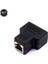 Yüksek Kaliteli Siyah Bakır Çekirdek 1 Ila 2 RJ45 Konnektör Ağ Kablo Ayırıcı Genişletici Fiş Adaptörü Pc Laptop Için (Yurt Dışından) 5