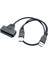 Sata SSD ve HDD Için USB 2.0 Ila 2,5 Inç HDD 7 + 15PIN Sata Sabit Sürücü Kablosu Adaptörü (Yurt Dışından) 3