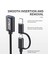 Stonego 2 In 1 Otg Adaptör Kablosu Naylon Örgü USB 3.0 Mikro USB Tip C Veri Senkronizasyon Adaptörü Için Huawei Için MacBook U Disk Otg (Yurt Dışından) 4