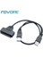 Sata USB Adaptörü Dönüştürücü Kablosu USB 2.0 Usb2.0 2.5 Inç 2.5 '' 22PIN Sata SSD HDD Sabit Disk Sürücüsü Adaptör Kablosu (Yurt Dışından) 2