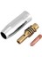 Zoroom Mıg / Mag Aşınma Parçaları Seti MB15 Tel Çapı 0,8 mm Için Uygun Parçalar Gaz Nozulu Nozulu Çubuk Akım Nozulu M6 0,8 mm (Yurt Dışından) 3