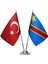 Demokratik Kongo Cumhuriyeti Ikili Masa Bayrağı 1