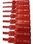 Senkronseals Metal Klipsli Plastik Kayış Mühür Kırmızı Sıra Numaralı- 360MM / 100 Adet 4