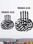 Dekoratif Lazer Kesim Besmele Hat 2 Siyah Metal Tablo 2