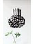Dekoratif Lazer Kesim Besmele Hat 2 Siyah Metal Tablo 3