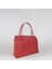 Kadın Yomra Kırmızı Deri Omuz Çanta Nakış Işlemeli 1