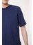 Bisiklet Yaka Pamuk Relaxed Fit T Shirt Erkek T Shirt A9437 3