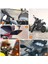 Kısa Mavi Tarzı Evrensel Motosiklet Dikiz Aynaları C Alüminyum Mavi Lens Parlama Önleyici Yan Aynalar Gidon Sonu Aynası Dikiz Aksesuarları (Yurt Dışından) 2