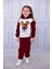 Unisex Çocuk Kapşonlu Mickey Nakışlı Polar Yumuşacık Takım 1