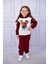 Unisex Çocuk Kapşonlu Mickey Nakışlı Polar Yumuşacık Takım 3