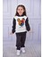 Unisex Çocuk Kapşonlu Mickey Nakışlı Polar Yumuşacık Takım 1
