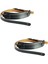 2x Dayanıklı Deri ve Metal Toka Elektro Gitar Askısı Kemer Omuz Pedi Ayarlanabilir Vintage Gitar Askıları-Siyah Renk (Yurt Dışından) 1