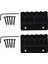 Strat Gitar Için 2x Siyah 6 Telli Sabit Sert Kuyruk Gitar Köprüsü (Yurt Dışından) 1