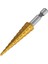 3-12MM Spiral Yivli Adım Matkap Gitar Kuyruk Peg Pickup Matkap Ucu 1/4 Inç Altıgen Adım Çekirdek Matkap Ucu (Yurt Dışından) 1