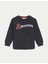 Slogan Desenli Yuvarlak Yaka Sweatshirt 2