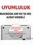 Novstrap Apple Macbook Air 15 Inç A2941 ile Uyumlu Kristal Parlak Kılıf + Siyah Klavye Kılıfı +Film 2