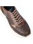 Edmond Model Deri El Yapımı Erkek Kahverengi Sneaker 3