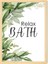 Yazı Relax Bath-Rahatla Banyo Ahşap Çerçeveli Poster Tekli Dekor Duvar Tablo Seti 2