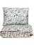 Salmon Floral Pamuk Bebek Nevresim Seti 2