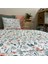 Salmon Floral Pamuk Bebek Nevresim Seti 5