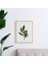 Bohem-Botanical Leaf1 Doğal Ahşap Çerçeveli Tekli Tablo Seti 1