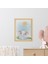 Çocuk & Bebek Odası Sleep Well-Iyi Uykular Ahşap Çerçeveli Poster Tekli Dekor Duvar Tablo Seti 1