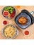 Büyük Boy Airfryer Silikon Pişirme Kabı Air Fryer Hava Fritözü Pişirme Kabı 20CM 5