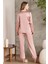 Saten Biyeli Pijama Takımı 1200 - Brandy 3